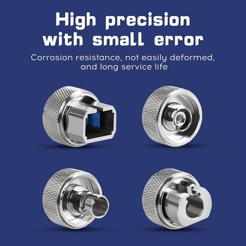 OTDR SC/FC/ST/LC Adapter - Fiber Optic Adapter Interface for Single-Mode and Multi-Mode