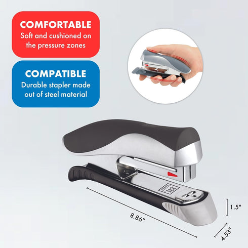 Maped Ergologic Half Strip Stapler, Compact and Portable Design