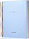 FLYING EAGLE Large Graph Notebook, 8.5 x 11, 210 Pages, Hardcover Engineering Paper, Blue