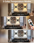 Set 2 5000mAh 3 Rechargeable Motion Sensor Wall Sconce of Wireless Battery Operated Wall Light Indoor, Colors Up/Down