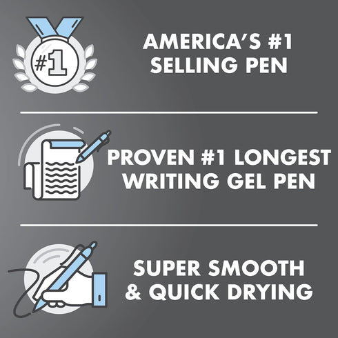 Pilot G2 Pen Stylus, Fine Point 0.7 mm, Pack of 2, Black Ink, Gray Barrel