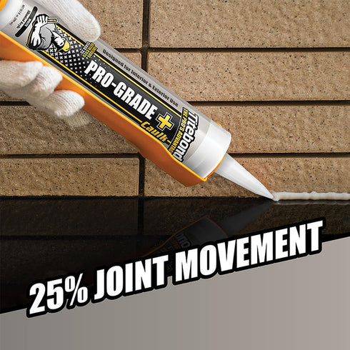 Titebond 10.1 Oz. Pro-Grade Plus Siliconized Acrylic Water-Based Caulk, Slate Gray