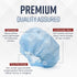 24" |100 Pack, 24" MEDICAL NATION Hair Net Disposable Bouffant Caps White| Hairnets, Hair Cover, Non-Pleated Unisex |