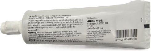 Reliamed ZRLJ33169EA 4 oz. - Cardinal Health Lubricating Jelly Flip-Top Tube