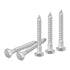 10 Pack 1/4" x 2" Hex Lag Bolts for Woodworking, 304 Stainless Steel Partial Thread Hexagon Head Screws