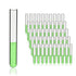 50pcs Plain Cylindrical Glass Test Tubes, 20ml Volume, 20x150mm, Medium Borosilicate Glass Material