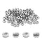 MroMax 10#-24 K-Lock Nuts | Silver 304 Stainless Steel Keps Lock Nuts | 100Pcs for Hardware Fastening