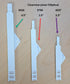 Blind Shade Repair 5pc (3.5" Shutter Joiners. Fit Hunter Douglas Clearview Shutter, Eclipse Shutter Joiner)