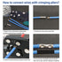 Tnisesm 240 Pcs Non Insulated Butt Connectors, 26-22 AWG Gauge Electrical Wire Seamless Uninsulated Crimp Ferrule