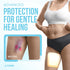 JJ CARE Silicone Foam Dressing 6x6, Pack of 5, Waterproof Wound Dressing with Adhesive Border