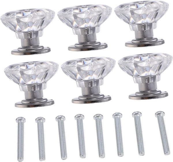 NUOBESTY 6pcs Mini Handle Knob for Bedside Cabinets and Lightweight and Design
