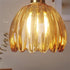 LILIUPEILONG Glass Chandelier, Petal-Shaped, Adjustable Height, Suitable for The Bedside of The Kitchen and Dining