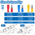 smseace 160PCS Insulated Bullet Connectors Assortment Kit 22-10AWG Bullet wire connectors Female&Male Bullet Connector for Automotive Boat Stereo Industrial Equipment