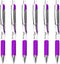 Zebra Classic Z-Grip Flight Ballpoint Pens - Pack of 6 - 1.2mm - Purple