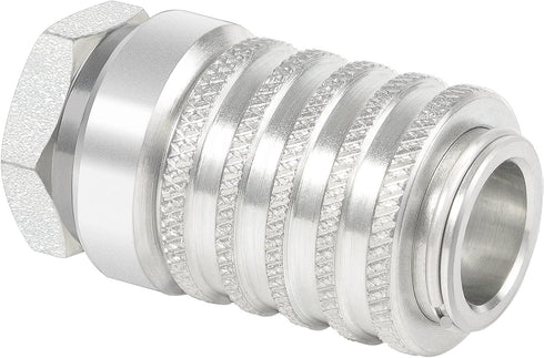 PD222 Series PD Steel Test Port and Diagnostic Equipment Quick Coupler with Female Pipe Thread, 1/8" Body Size