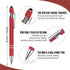 Ballpoint Pens with Stylus Tip, Soft Touch Click Stylus, 2 in 1 Retractable Metal Pens, Black Ink, 4 Colors (12 Count)