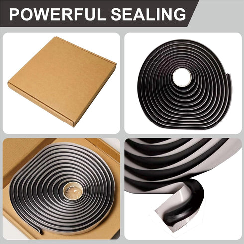 13 Ft Butyl Sealant Tape, Waterproof Rubber Sealant for Installing Car Doors, Windows, and Audio