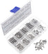 #4-40 UNC Stainless Steel Phillips Flat Head Machine Screws Assortment Kit with Nuts