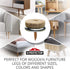 X-Protector Screw-On Felt Pads – 24 Premium Chair Glides for Hardwood Floors 0.8" – Beige Floor Protectors