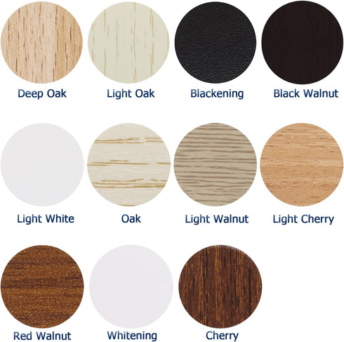 Mini Skater 108Pcs Supplies,20mm Self-Adhesive Wooden Furniture Cabinet Screw Hole Cover Stickers Decoration Dia (Red