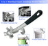 3-in-1 Drum Bung Wrench Opener, Aluminum Tool for 55 Gallon Drum Lids and 5 Gallon Paint Buckets