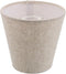 Beige Small Cone Fabric Lampshade 5.5x5.3x3.5in Linen Texture Replacement Shade for Wall