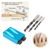 15Pcs Pocket Hole Jig - 15 Degree Dowel Drill Joinery Kit Hole Screw Jig with 6/8/10mm Drive Adapter for Woodworking