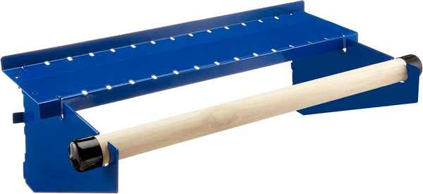 Wall Control Pegboard Paper Towel Holder and Dowel Rod Shelf Assembly for Wall Control Pegboard – Blue