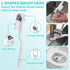 15-Piece Set (6 Crevice Cleaning Brush Narrow Gap, Grout Line & Window Track Brushes for Bathroom, Kitchen, Car Vents
