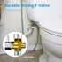 Awelife 2 47 Inch Sprays Handheld Bidet Sprayer for Toilet with Hose, Muslim Shower Toilet Sprayer Kit for Personal