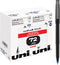 Uniball Roller 72 Pack in Blue, 0.5mm Micro Rollerball Pens, Colorful Office Supplies, Smooth Writing Pens
