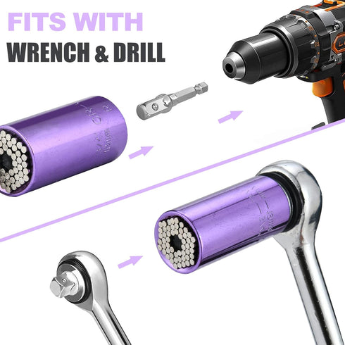 Universal Socket for Various Sizes