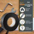 GTSE Black PVC Electrical Insulation Vinyl Tape, ¾ in x 66ft, Triple Pack of Premium Tape