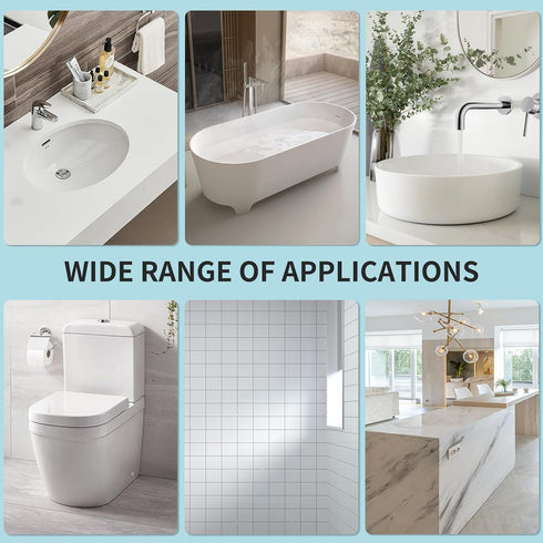 Kit32 Oz Countertop, 50-60 White Ceramic Tub and Tile Refinishing FL - Bathtub, Bathroom Wall, Sink Paint - Easy