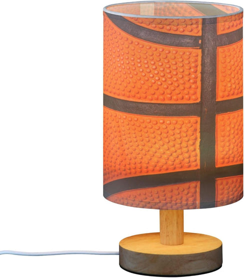 Vozoza Basketball LED Table Lamp with USB Port Night Light Bedroom Lamps for Nightstand Living Room Dorm Home Office