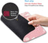 Cute Pink Mouse Pad, Sakura Cherry Blossom Floral Design, Anti-Slip Rubber Base, 9.5 x 7.9 Inch Desk Decor for Girls