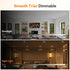 3 Inch Dimmable, 2700K-5000K 5CCT 680lm, 2-Pack Anti-Glare Recessed LED Lights with Night Light, Deep Baffle Downlight