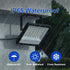 100W 15000lm 5000K IP65 2 Pack AC100-120V Flood Lights Outdoor, Bright LED Work Light with Plug, Daylight White Outdoor
