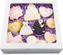 24pcs 9x9x2.5 Inch White Pie Boxes with Window for Pies, Donuts, Cookies, Muffins, Chocolates, Party