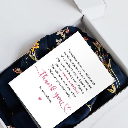 SuperShunhu Heartfelt Thank You Card for Him Her, Gratitude Gift for Teachers Mentors Doctors, Poem Appreciation Card