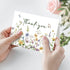 SMUAENSS 24 Pack Floral Thank You Cards With Envelopes,Watercolor Wildflower Thank You Cards for Baby
