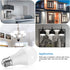 100W Equivalent Light Bulb, 12W E26 LED Bulbs, Non-Dimmable, Daylight White 6500K, 4-Pack