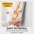 Besso Vision Board 2024: Dry Erase Cork Board Combo Set - 20" x 28" Magnetic White Board and Cork Bulletin Combination