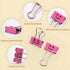 Coideal Smiling Binder Paper Clips, 40 Pcs Mini Colored Metal Fun Clip Clamps for Office (0.75 inch)