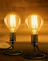 Small Table Lamp, Vintage Desk Lamps for Bedrooms Set of 2, Rustic