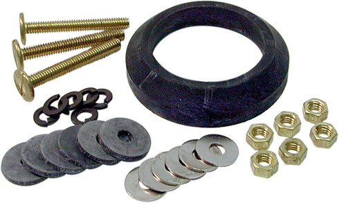 Danco Perfect Match, Inc. 88913 Tank to Bowl Repair Kit, for Use with Mansfield Het Toilets, Galvanized Steel, White