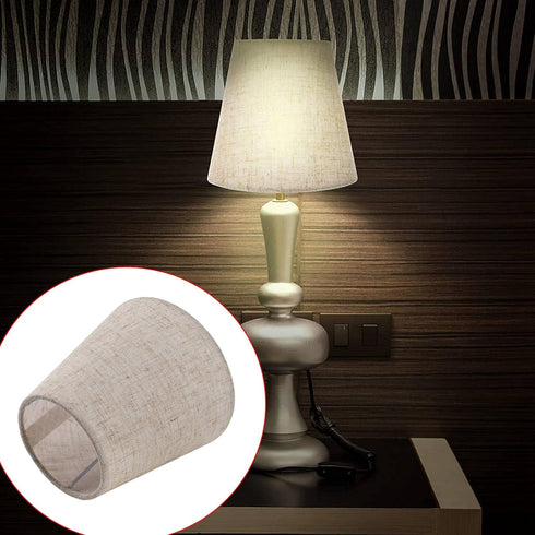 Beuiouer Small Lamp Shade Cloth Lamp Cover Chandelier Lamp Dust Cover Fabric Lamp Accessory for Table Lamp and Floor