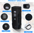 JRHC Mini 2D Bluetooth Barcode Scanner, Portable Wireless 3-in-1 Reader for iOS, Android, Windows, Mac Tablets & PC