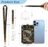 Lanyard Wallet with Id Badge Holder, Bookshelf RFID Small Keychain Wallet Women Wristlet, Cute Zipper Credit Card