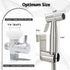 SassyAstra 2Pack Handheld Toilet Bidet Sprayer Adjustable Water Pressure, with Hose, Feminine & Pet Wash Kit, Bathroom